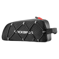 Rockbros 039BK bicycle frame bag 1 l with braid - black