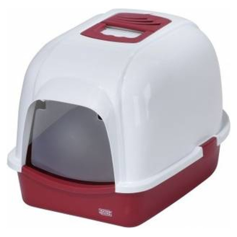Europet Bernina Slēgtā kaķu tualete MEDIO 43x56x40 cm bordo