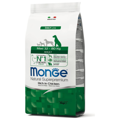 Monge Dog Maxi Adult Rich in Chicken 3 kg