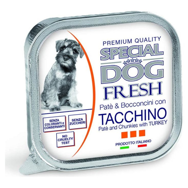 Special Dog Fresh pastēte un gabaliņi ar tītara gaļu 150 g