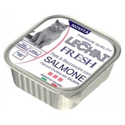Lechat Fresh salmon 100 g - konservi kaķiem