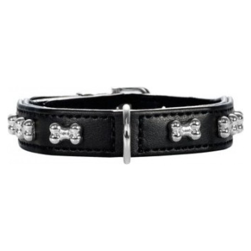 Hunter Kakla siksna Croque Art Bone  60 melna