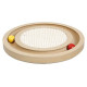 Flamingo rotaļlieta kaķiem WOODEN SCRATCHER INFINITY 29x2,5x29cm