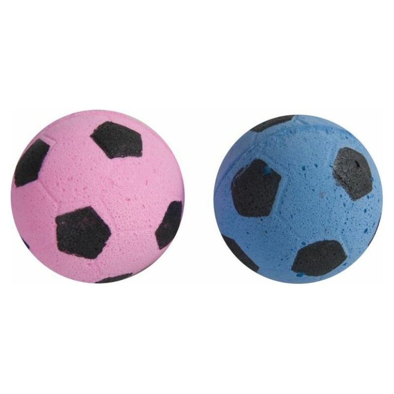 Flamingo rotaļlieta kaķiem SPONGE BALLS FOOTBALL 2gab.