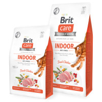 Brit Care Cat GF Indoor Anti-stress (Fresh Chicken) 2 kg barība kaķiem