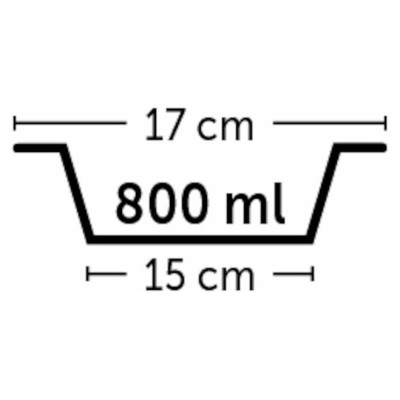Flamingo metāla bļoda suņiem pēleka d 17cm 800 ml