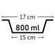 Flamingo metāla bļoda suņiem pēleka d 17cm 800 ml