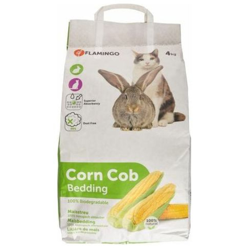Flamingo CORN COB BEDDING 4 kg 10 L