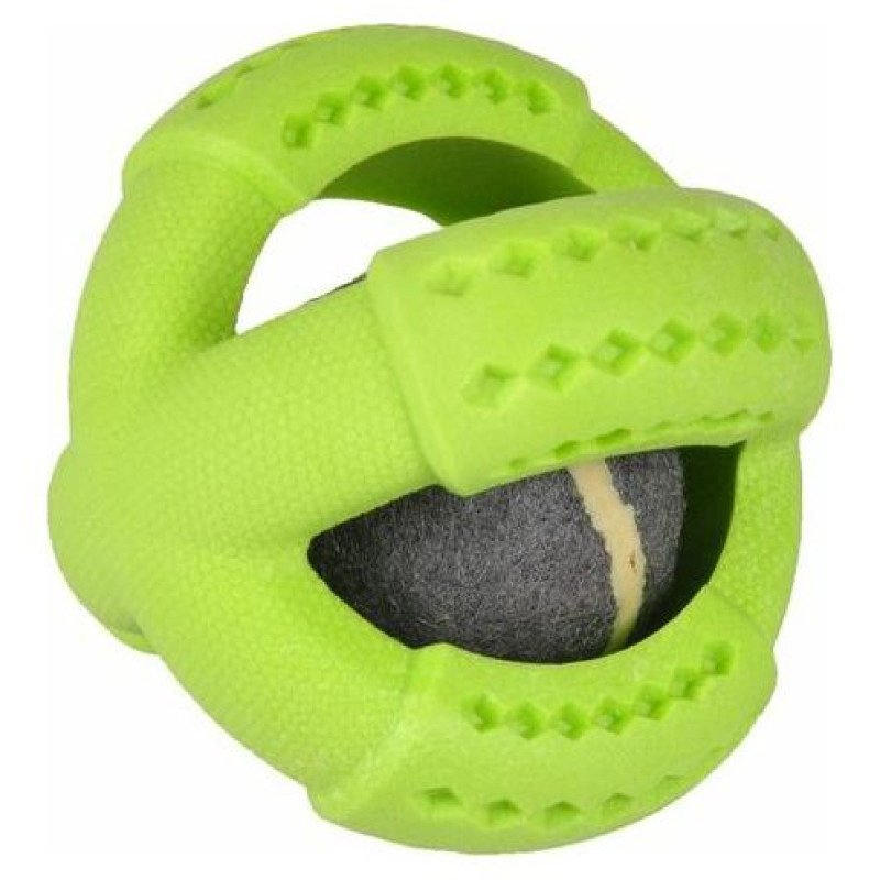 Flamingo rotaļlieta suņiem Dina With ball Green Dark grey