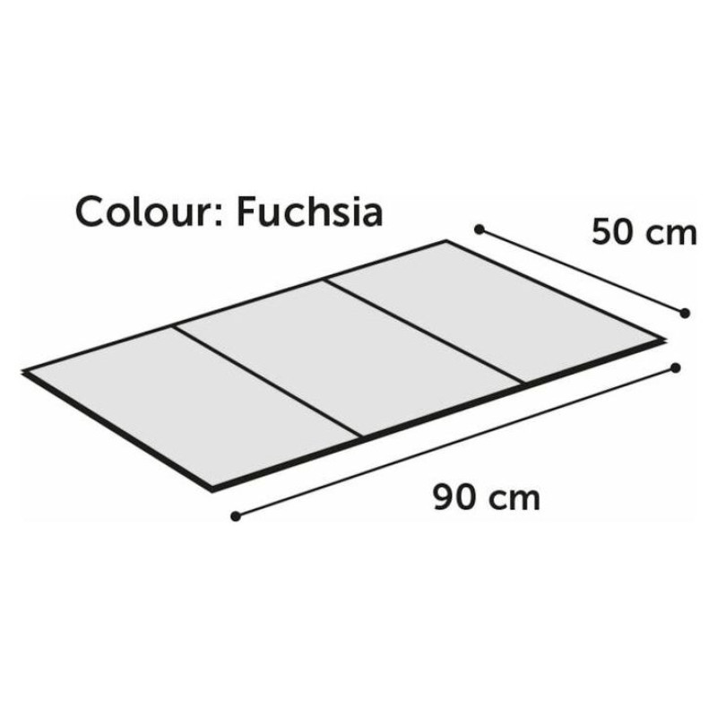 Flamingo FRESK atvēsino&scaron;s paklājs FUCHSIA L 90x50cm