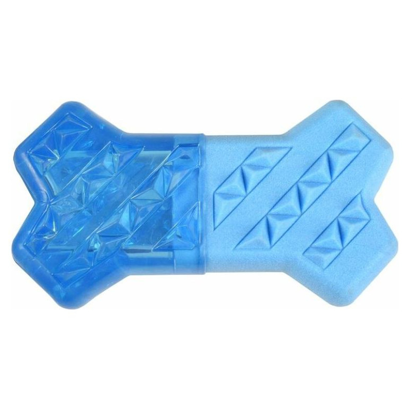 Flamingo SNOWY BONE13,3 cm - atvēsino&scaron;a rotaļlieta suņiem