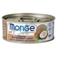 Monge Supreme Cat Adult Tuna Flakes with Brown Rice and Coconut 80 g