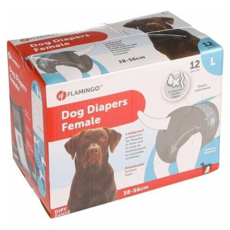 Flamingo autiņi suņiem L 38-56 cm 12gab.