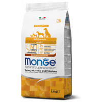 Monge Dog All Breeds Adult Monoprotein Turkey with Rice and Potatoes 2,5 kg