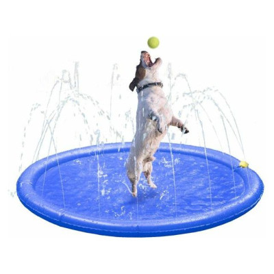 Flamingo FRESK veldzējo&scaron;s paklājs ar strūklaku 100cm zils