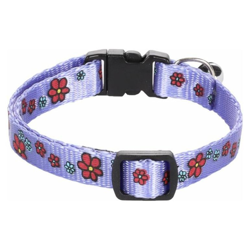 Flamingo kakla siksna kaķiem 20-35cm x10mm lila