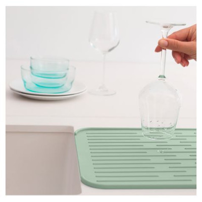 Brabantia silikona trauku žāvē&scaron;anas paliktnis 44x32cm, Jade Green - 203329