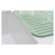 Brabantia silikona trauku žāvēšanas paliktnis 44x32cm, Jade Green - 203329