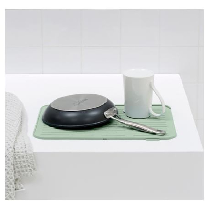 Brabantia silikona trauku žāvē&scaron;anas paliktnis 44x32cm, Jade Green - 203329