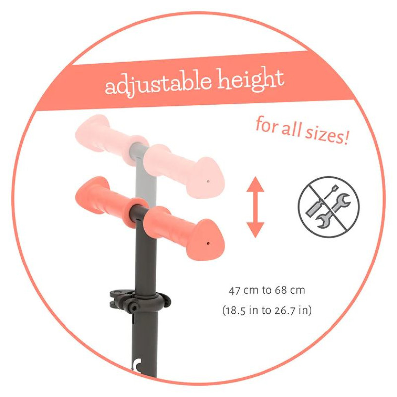 Chillafish Scotti skrejritenis, no 3 gadiem,flamingo - CPSC01FLA