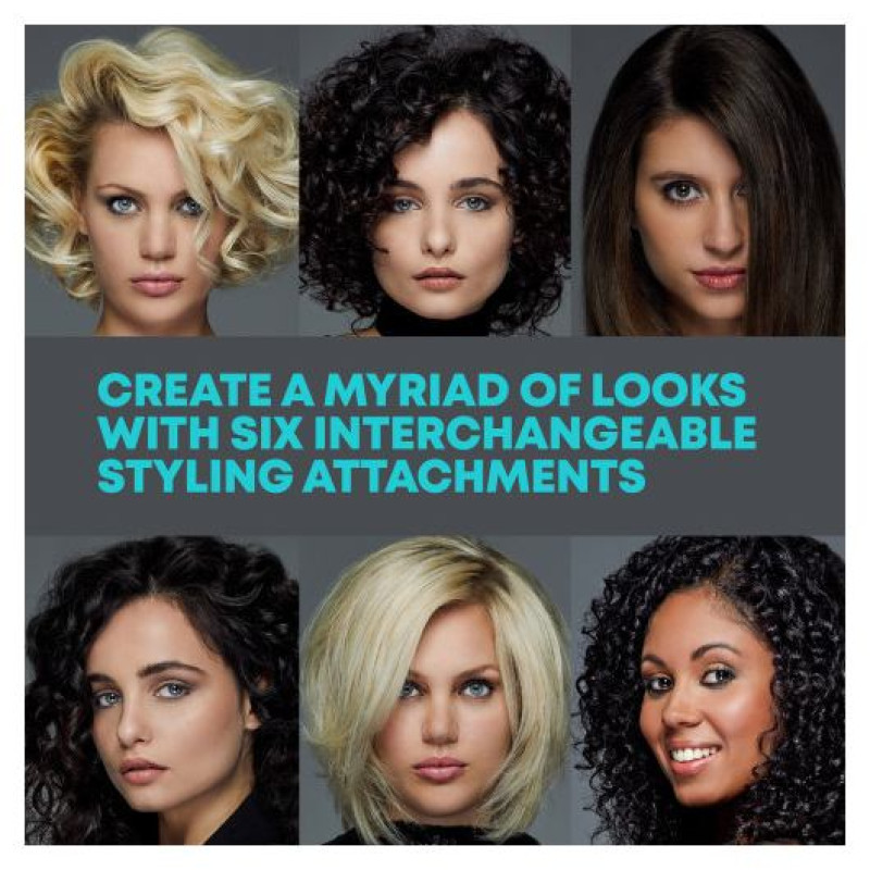 Revamp DR-1250X-EU Progloss Ionic Airstyle 6-in-1 Air Styler