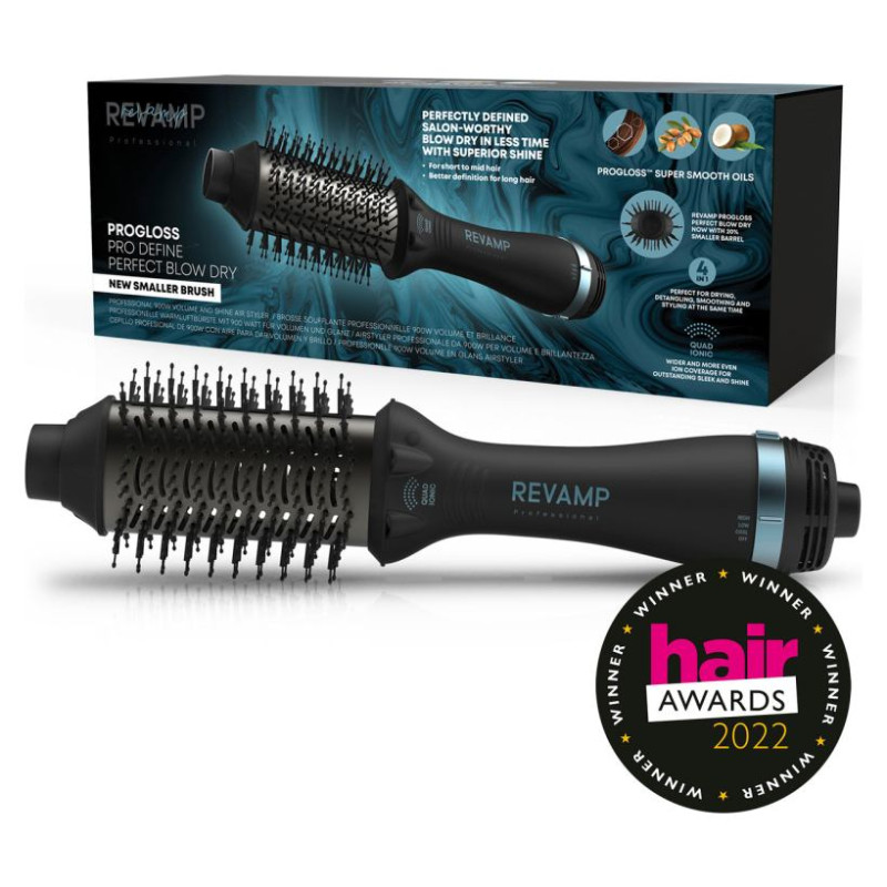 Revamp DR-1950AX-EU Progloss Pro Define Perfect Blow Dry Hot Air Brush