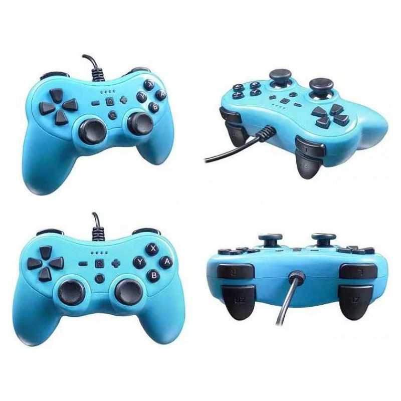 Subsonic Wired Controller Colorz Neon Blue for Switch