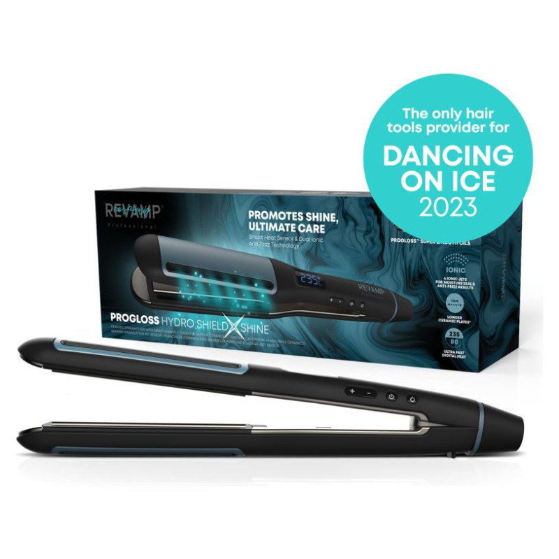 Revamp ST-1800-EU Progloss Hydro Shield Shine Ceramic Straightener With Smart Sensor