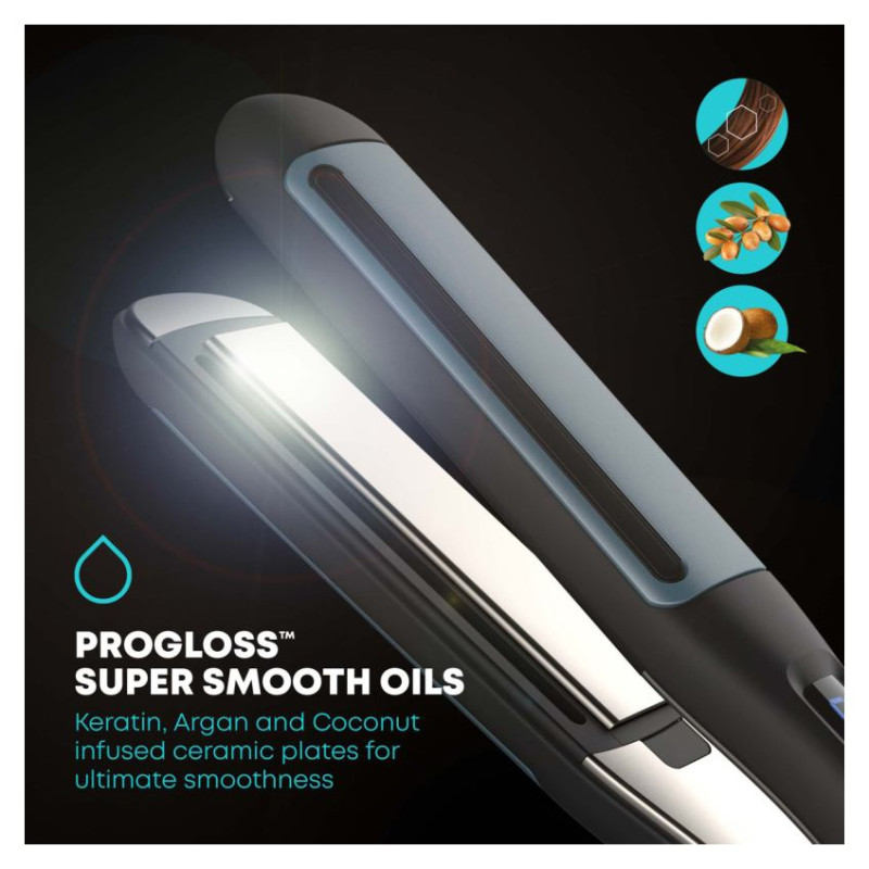 Revamp ST-1800-EU Progloss Hydro Shield Shine Ceramic Straightener With Smart Sensor