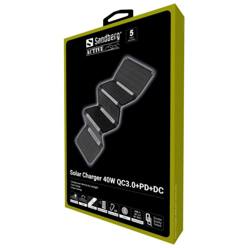 Sandberg 420-67 Solar Charger 40W QC3.0+PD+DC