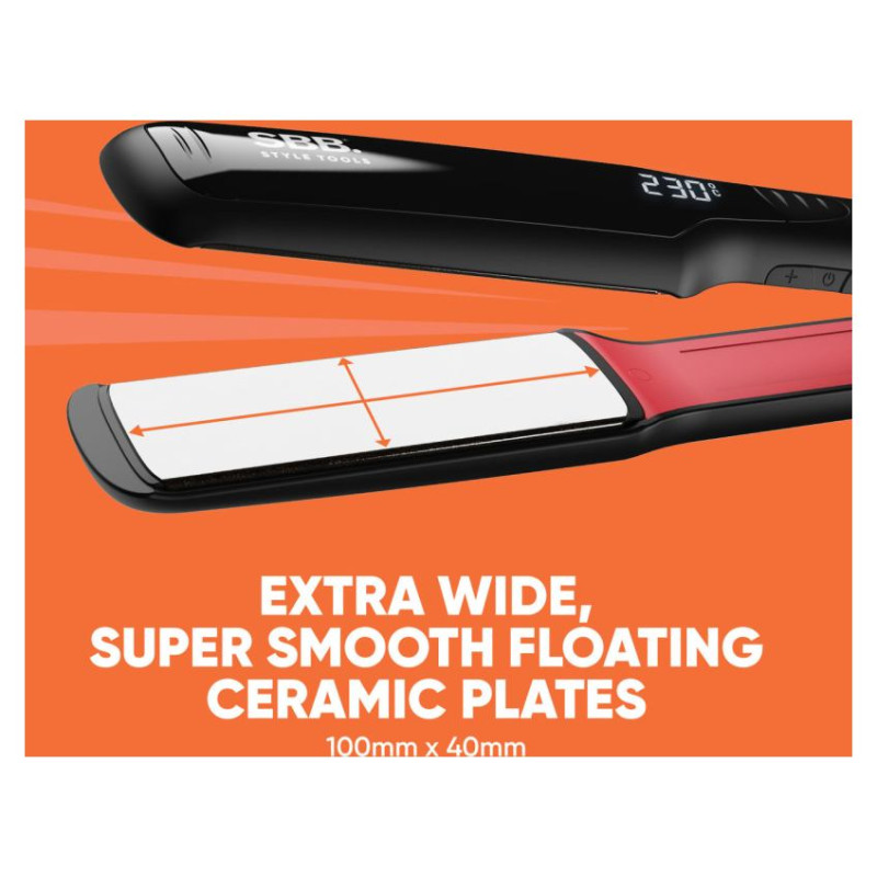 Sbb. SBST-2000-EU Straight Up Shine XL Ceramic Hair Straightener