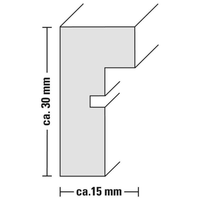 Hama 00175983 Kopenhagen Black 23x45cm