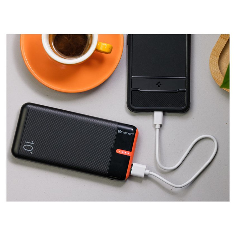 Tracer 47513 EnerGo 10000mAh Power Bank black/orange