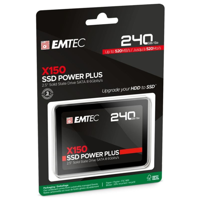 Emtec SSD 2.5 Sata X150 240GB Power Plus