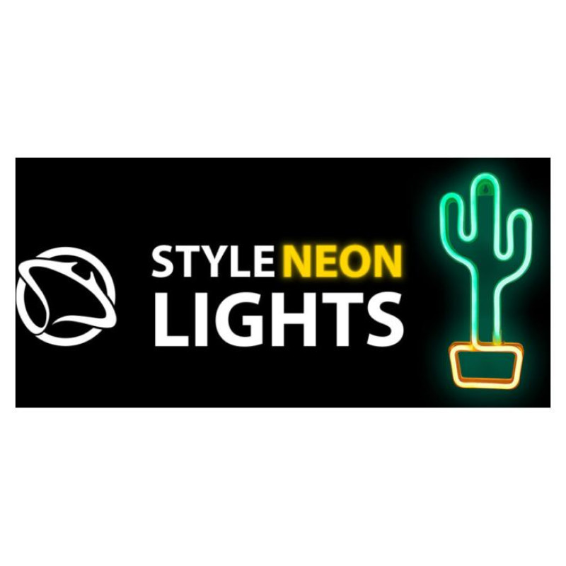Manta SNL07GNT Style Neon Lights CACTUS Green/Yellow