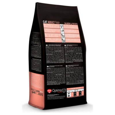 Optimanova Cat Adult GF Salmon & Potato 8 kg