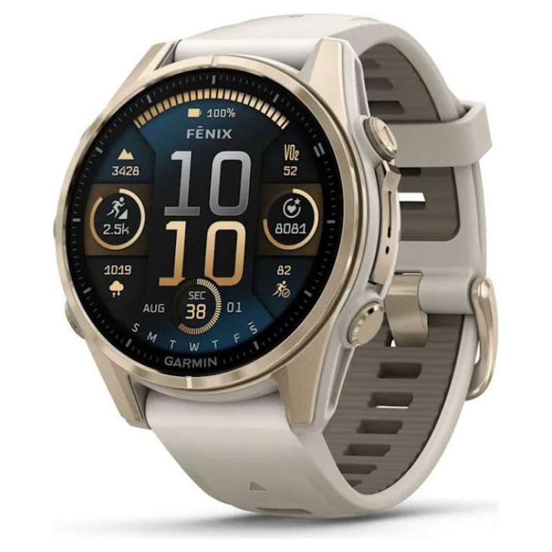 Garmin SMARTWATCH FENIX 8 SAPPHIRE/SOFT GOLD 010-02903-11 GARMIN
