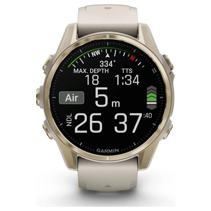 Garmin SMARTWATCH FENIX 8 SAPPHIRE/SOFT GOLD 010-02903-11 GARMIN