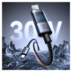 Joyroom S-A16 Pro Prism Series 30W USB-C - Lightning Cable with Display 1.2m - Black