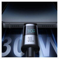 Joyroom S-A16 Pro Prism Series 30W USB-C - Lightning Cable with Display 1.2m - Black