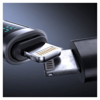 Joyroom S-A16 Pro Prism Series 30W USB-C - Lightning Cable with Display 1.2m - Black