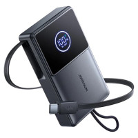 Joyroom JR-PR1 10000mAh 22.5W Powerbank with Built-in Retractable USB-C Cable - Black