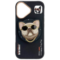 Nimmy Glasses Cool nag MagSafe case for iPhone 16 - black