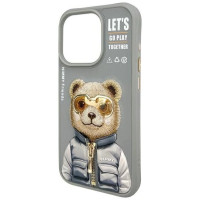 Nimmy Cool&Cute 2.0 Bear Case for iPhone 15 Pro - Gray