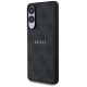 Guess 4G Ring Classic Logo MagSafe Case for Samsung Galaxy S25 Edge - Black
