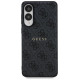 Guess 4G Ring Classic Logo MagSafe Case for Samsung Galaxy S25 Edge - Black