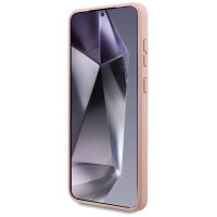 Karl Lagerfeld Silicone Nauble Heads And Circle MagSafe Case for Samsung Galaxy S25 Edge - Pink