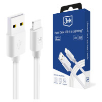 3Mk Protection 3mk Hyper USB-A Lightning cable 1.2m 5V/2.1A 12W - white