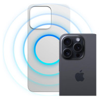 3Mk Protection 3mk Hardy MagSilicone Case for Apple iPhone 15 Pro - White