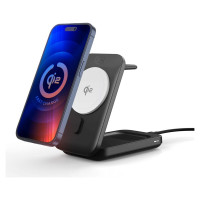 3Mk Protection 3mk MagRocket 3-in-1 15W Qi2 MPP MagSafe Wireless Charger - Black
